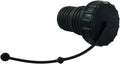 Black JR Products 224BK-A Gravity Water Fill Cap with Tethered Strap - Side Angle | United RV Parts