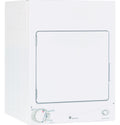 White GE Spacemaker Electric Dryer DSKS333ECWW 3.6 cu. ft. - Front View | United RV Parts