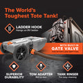 Camco Rhino Toughest Tote Tank Marketing Graphic - Features Display | United RV Parts