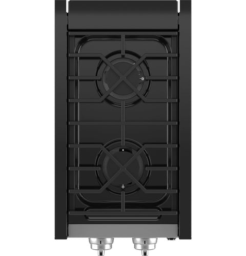 Black GE Profile 12 Inch Cooktop - Top View Dual Burners | United RV Parts