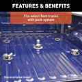 Curt 60601 Gooseneck Ball Installed in Blue Ram Truck Bed | United RV Parts