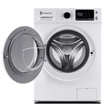 White InVision 680-3910 RV Front Loading Washer - Door Open Detail View | United RV Parts
