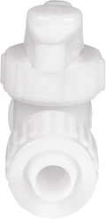 White Plastic Stop Valve Internal Components - Close-Up Detail | United RV Parts