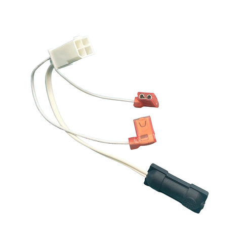 White Connector and Red Thermistor Wire Assembly - Extended View | United RV Parts