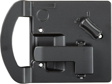 Black TriMark T505 Motor Home Door Lock - Rear View | United RV Parts