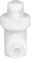 White Plastic PEX Valve Internal Assembly - Sectional View | United RV Parts