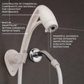 Oxygenics RV Shower Head Features - Installation View with Callouts | United RV Parts