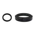 Black Rubber Toilet Seals - Size Comparison Detail | United RV Parts