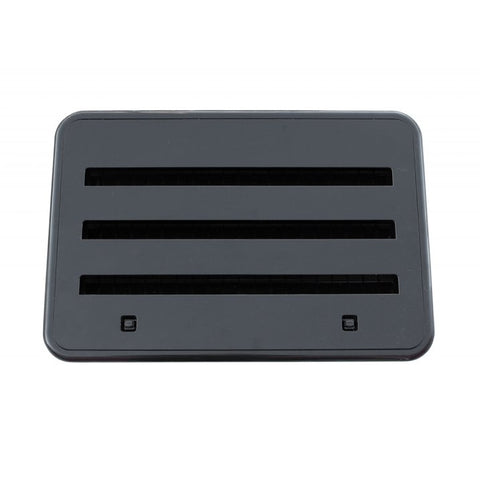 Black Norcold RV Refrigerator Vent - Exterior Surface | United RV Parts