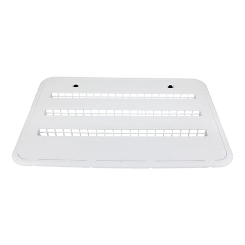 Polar White Norcold RV Refrigerator Vent 621156PW - Back View | United RV Parts
