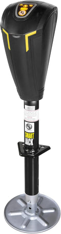 Black Lippert Smart Jack 643589 Electric Tongue Jack - Full View | United RV Parts