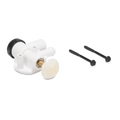 White Dometic RV Toilet Water Valve - Disassembled Parts View | United RV Parts