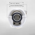 Dometic 400 Toilet Bottom View - 2-Bolt Mount Installation System | United RV Parts