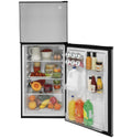 GE 12 Volt RV Refrigerator - Left Door Open Lifestyle View | United RV Parts