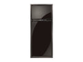 Black Norcold Polar 693234SP 8 Cu Ft RV Refrigerator - Front View Closed | United RV Parts