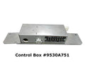 Silver Coleman Control Box 9530A751 with Mounting Brackets - Top View | United RV Parts