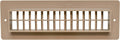 Light Beige Valterra A10-3365VP Floor Vent - Side Angle | United RV Parts