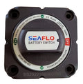 Seaflo SFCBS-300-402 4-Position Battery Selector Switch Face View showing OFF position | United RV Parts