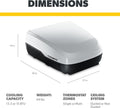 Dometic FreshJet 3 Dimensions Specifications Chart - 30x27x14 inch RV AC | United RV Parts