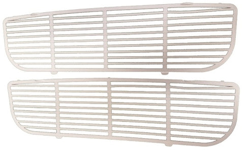 White Plastic Coleman Mach Return Air Grilles 9430-4071 Set - Top View | United RV Parts
