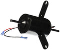 Black Suburban 521138 RV Furnace Motor with Mounting Brackets - Angled View | United RV Parts