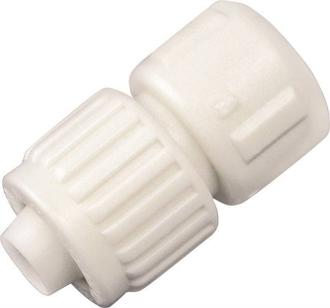 White Flair-It 1/2 Inch PEX x FPT Adapter 16841 RV Plumbing Fitting - Angled View | United RV Parts