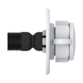 Seaflo SFWI1-03 White RV Fresh Water Inlet - Side Profile Showing Threaded Shank and Flange | United RV Parts