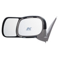 K-Source 80700 Snap-On Exterior Towing Mirror with Spotter Glass - Front View | United RV Parts
