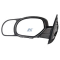 Black K-Source 80900 Snap-On Towing Mirror - Front View | United RV Parts