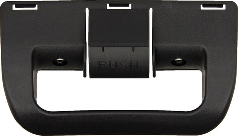 Black Dometic RV Fridge Handle - Close-up with Push Tab Detail | United RV Parts