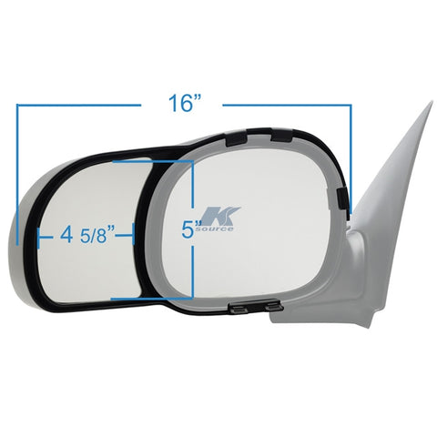 K-Source | Exterior Towing Mirror | Snap-On | 81600 | Ford | Lincoln