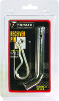 Trimax SP125 1/2 Inch Receiver Pin Class I II Hitch - Retail Packaging | United RV Parts