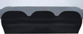 ADCO Black Triple Axle Tyre Gard RV Tire Cover - Installed Front View Showing Triple Wheel Fit | United RV Parts