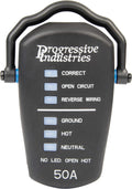 Progressive Industries RRT-50 Circuit Tester LED Display - Front View | United RV Parts