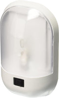 White Polycarbonate RV Interior Dome Light with Rocker Switch - Front Angle | United RV Parts