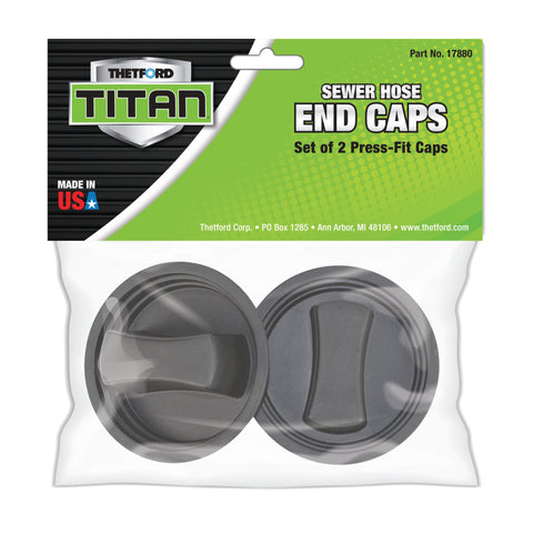 Thetford Titan Sewer Hose End Caps Package - Front Product View | United RV Parts
