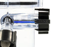 Camco Dual Flush Tank Port Close-Up with Blue Flow Indicator - RV Holding Tank Flush Valve Detail | United RV Parts