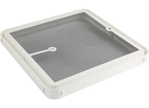 White Hengs Elixir Vent Screen Frame 90106-C1 - Top Angle | United RV Parts