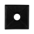 Black Camco RV Sewer Bumper Plug 40302 - Top View Showing Center Vent Hole | United RV Parts