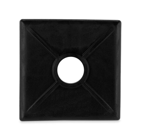 Black Camco RV Sewer Bumper Plug 40302 - Top View Showing Center Vent Hole | United RV Parts