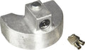 Silver Cast Aluminum Blaylock Coupler Lock - Angled Product View | United RV Parts