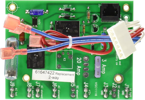 Green Dinosaur Electronics 61647422 2-Way Norcold Board - Bottom View with Wiring | United RV Parts