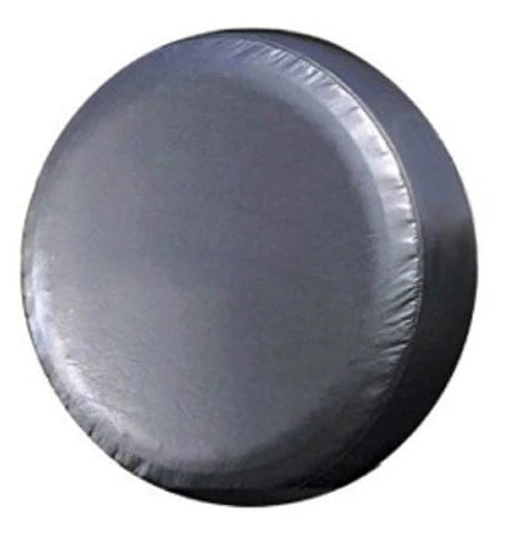 ADCO Black Vinyl Spare Tire Cover - Angled View Showing Depth | United RV Parts