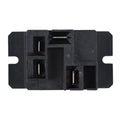 Black Dometic Water Heater Relay 93849 - Bottom Terminal View | United RV Parts