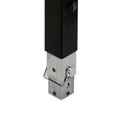 Silver Steel Landing Gear Foot Assembly - Close-Up Detail | United RV Parts