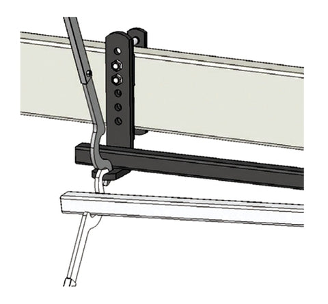 Weight Distribution Hitch Lift Handle - Installation Diagram | United RV Parts