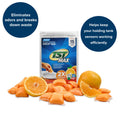 Orange TST Drop-Ins Pods with Benefits Text and Citrus Imagery | United RV Parts