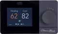 Black Coleman WiFi Wall Thermostat 9420-391 Main Display - Front View | United RV Parts