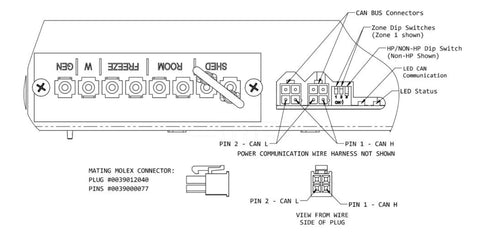Coleman Mach 9430-754 Control Box Wiring Diagram - Connection Detail | United RV Parts