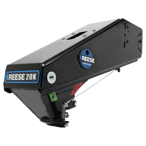 Black Steel Reese 94920 Fifth Wheel Gooseneck Coupler - Side View | United RV Parts